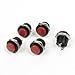 uxcell AC250V/3A AC125V/6A OFF ON NO Round Momentary Push Button Switch 5 Pcs