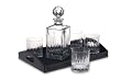 Reed & Barton Crystal 2989/6268 SOHO BAR SET W/TRAY