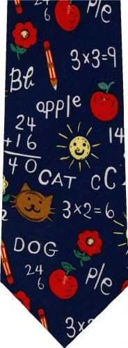 Math 3x2=6 Apple Dog New Novelty Necktie Tie