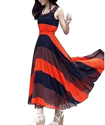 Chiffon/Polyester Sleeveless Tunic/Maxi Dress 