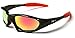 X LOOP Youth Sports Polarized Sunglasses for Boys Kids Teens Age 8-16 Baseball Cycling Running Wrap Around UV400 Glasses