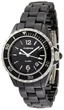 K&BROS Women's 9137-1 C-901 Full Ceramic Black Watch