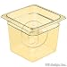 Kitchen & Housewares : H-Pans Food Pan Sixth Size - 6'' Deep Amber