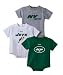 New York Jets Newborn Boys 0-3 Month 3 piece Bodysuit Set