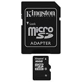 Kingston - Flash memory card ( microSDHC to SD adapter included ) - 16 GB - Class 10 - microSDHC