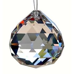 3 x Kristall Kugel 30 mm von HAB & GUT (G701-30)  PREMIUM-Qualit�t Bleikristall 30 % FENG SHUI Regenbogen-Facetten
