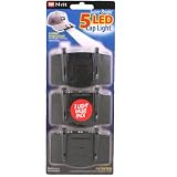 MasterVision 1001 3PK 5-LED Cap Light, Black, 3-Pack