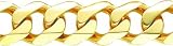 14K Yellow Gold Heavy Chain Link Bracelet 9 27.5mm