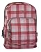J World Pink Check Laptop Backpack