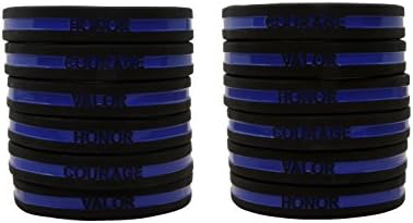 Police Appreciation Wristbands 1, 3 & 12 Pack of Support Bands / Bracelets