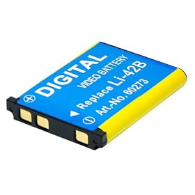 Invero Replacement Battery Pack for Olympus VR-310, VR310