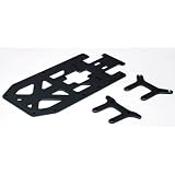 Upper Chassis Plate Set, Black (3): MLST 2, MRAM by TEAMLOSI