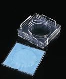 Acrylic Napkin Holder Coaster, Set of 4 with Holder