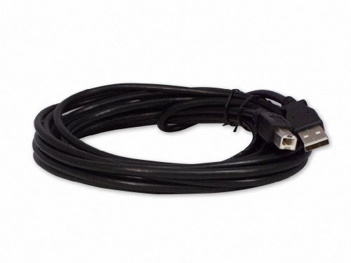 Your Cable Store Black 15 Foot USB 2.0 High Speed Printer / Scanner Cable