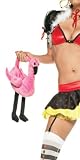  : Plush Flamingo Purse-Hot Pink/One Size by Leg avenue