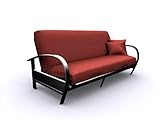 American Furniture Alliance Modern Loft Evolution Full Metal Futon Frame, B ....