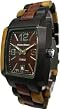 Tense Multicolored All Wood Jumbo Mens Rectangular Dark Dial Watch J8102IDM DF