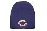 Chicago Bears Cuffless Knit Navy Beanie Hat