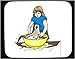 Mouse Pad with human, body, individuals, individual, bath, persons, cat, humans, girl, people, pet, person, washing
