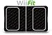 Wii Fit Balance Board Skin: Black Diamond Plate (Wii)