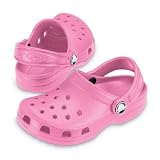 Crocs Kids Cayman Clogs Sandals Pink Lemonade (C 4/5)