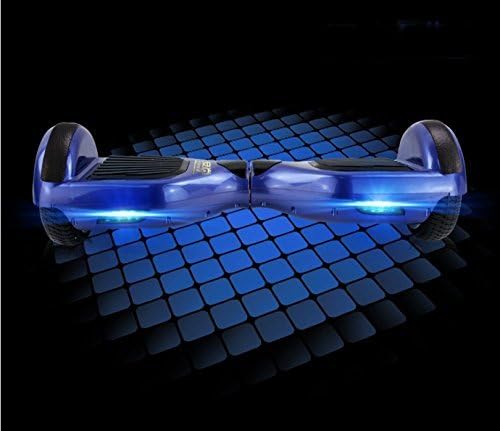 EROVER Two Wheels Smart Self Balancing Scooters Electric Drifting Board Personal Adult Transporter with LED Light (Bluesky1)