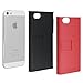 iPhone SE Case, GreatShield Legacy Series Slim Fit Dual Layer Hybrid Case with Kickstand for Apple iPhone SE / 5S / 5 (Red/Black)