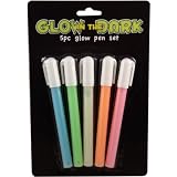 Glow In The Dark ~ Blacklight Reactive ~ Paint Pens ~ Set of 5 ~ BeWild