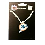 Miami Dolphins Metal Chain Necklace