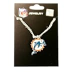 Miami Dolphins Metal Chain Necklace