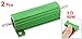 uxcell 2 x Chassis Mounted 50W 3 Ohm 5% Aluminum Case Wirewound Resistors