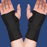 PAIR of Thermoskin Carpal Tunnel Braces with Dorsal Stay, Black , Left & Right