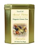 Tea Of Life Special Edition Inspiration Blend Flavor, 25-Count Tetra Tea Bag 2.1-Ounce Tins (Pack of 3)