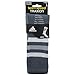 adidas Team Speed Traxion Crew Socks, Lead/White/Light Onix, Large