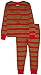 Hatley Big Boys' Pajama Set-Holiday Stripe