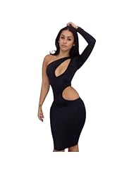 Sexy Long Sleeves One Shoulder Bandage Dress/Club Dress/Evening Dress/Party Dress 