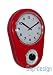 PENDULE HORLOGE DE CUISINE + MINUTERIE RETRO Années 70