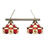 Oklahoma Sooners Executive 2 Light Game Table Lamp