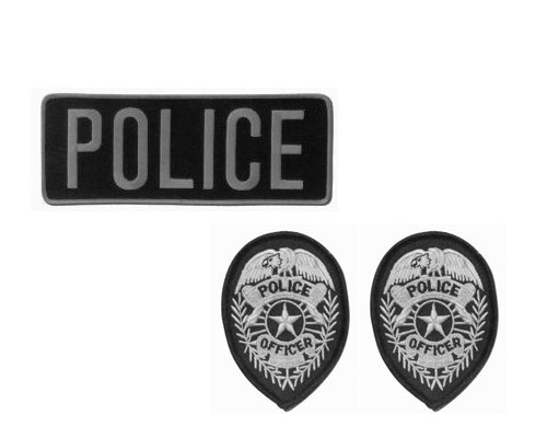 POLICE Officer Large Uniform BACK PATCH Badge Emblem Insignia 11
