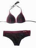 Prada - Womens Black Prada Bikini Swimsuit