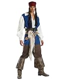 Captain Jack Sparrow Costume Adult,x-large 42-46