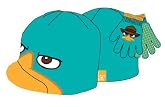 Disney OSFM Phineas and Ferb Winter Set - Perry Beanie & Gloves