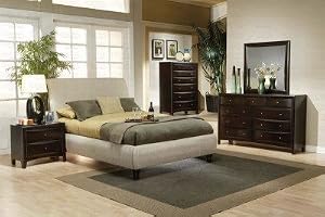 Click Here For Cheap Phoenix Contemporary Upholstered Bed For Sale
