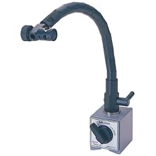 Mitutoyo 7000 Series Magnetic Base, for 3/8" and 6mm/8mm Stems, On/Off Switch, 132 Lbf Magnetic Pull