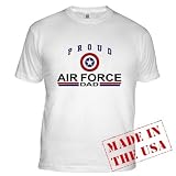 Proud Air Force Dad Fitted T-Shirt