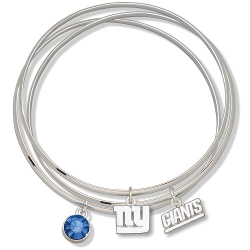 New York Giants Triple Bangle Bracelet