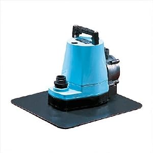 1 6 HP 1200 GPH Multi-Purpose Pool Cover Pump w Stabilizing Plate and Automatic Switch by