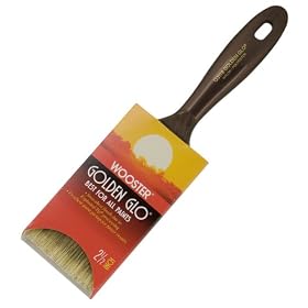 Wooster Brush Q3118-2 1/2 Golden Glo Paintbrush, 2-1/2-Inch