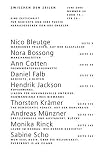 Zwischen den Zeilen - Heft 24 - Nico Bleutge, Nora Bossong, An Cotton, Daniel Falb, Hendrik Jackson, Thorsten Kr&auml;mer, Andreas M&uuml;nzner, Monika Rinck, Sabine Scho