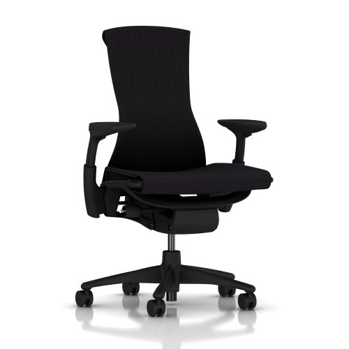 Embody Chair by Herman Miller - Fully Adjustable Arms - Black Balance Fabric on Graphite Frame and Base On Sale